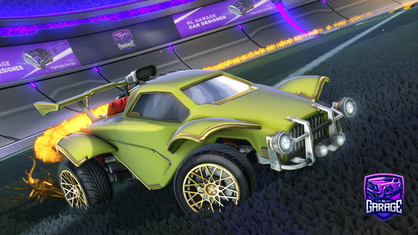 A Rocket League car design from IAMMIEL