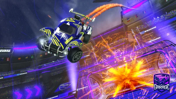 A Rocket League car design from sazerac