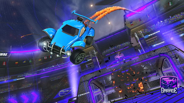 A Rocket League car design from HairyJohnson