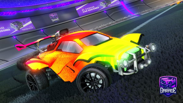 A Rocket League car design from Accxrd