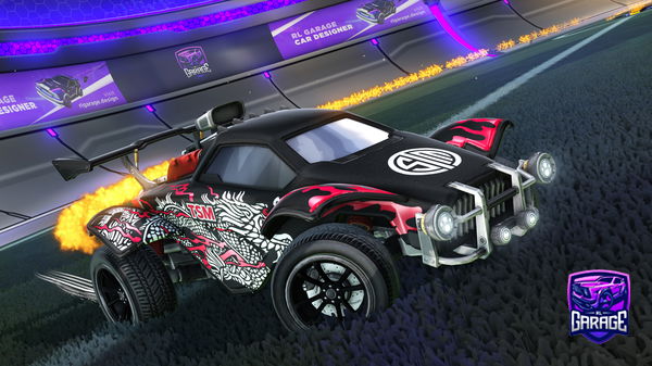 A Rocket League car design from FEY-Horizon