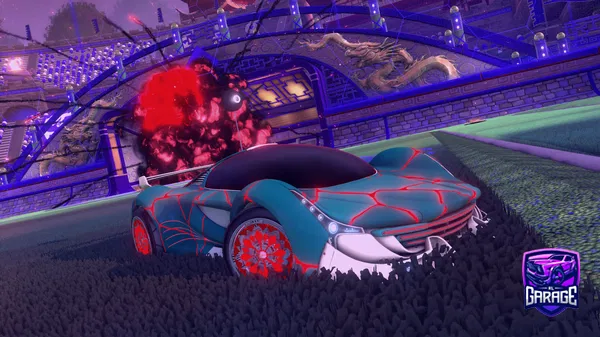 A Rocket League car design from RaptorRLCS