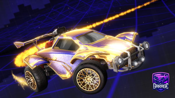 A Rocket League car design from Fluffydog44