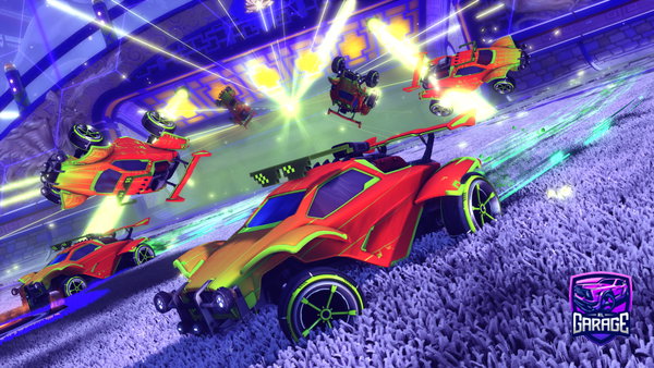 A Rocket League car design from ZebraZXY