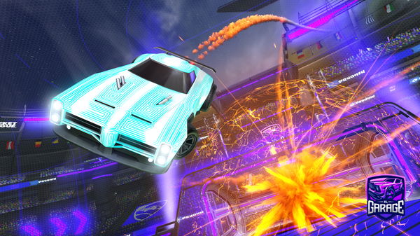 A Rocket League car design from Potatoman247