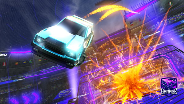 A Rocket League car design from tyouceft1