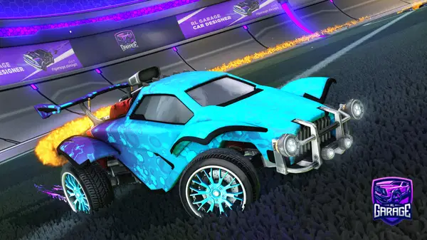 A Rocket League car design from Verrkami