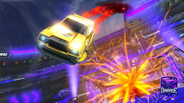 A Rocket League car design from Ant35