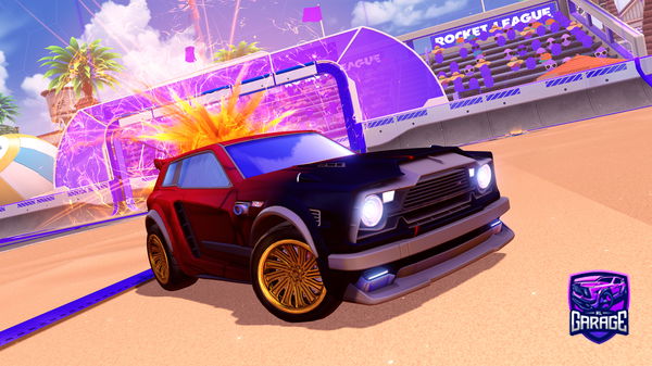 A Rocket League car design from Rkwlq