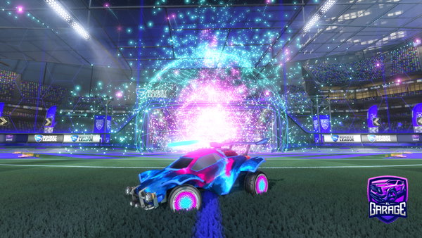 A Rocket League car design from thecarras005