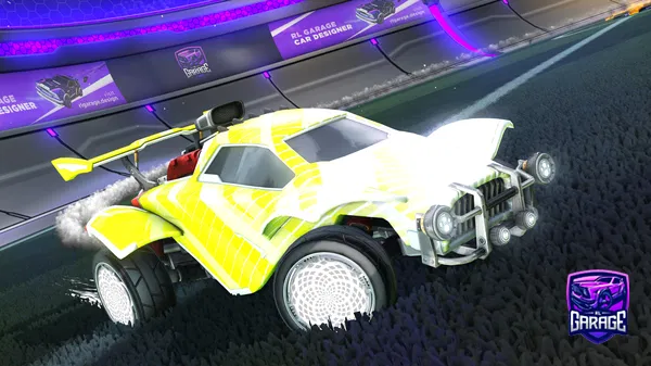 A Rocket League car design from harveywellybob