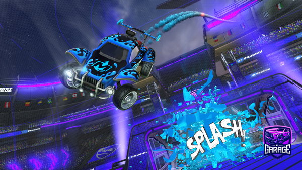 A Rocket League car design from rlhusky