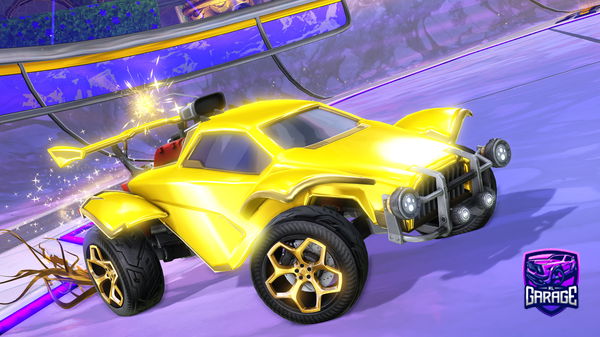 A Rocket League car design from TheGreatThing
