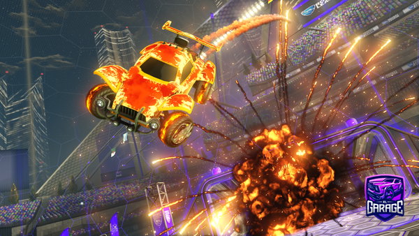 A Rocket League car design from Yo7