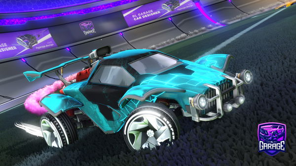 A Rocket League car design from Zelestixl