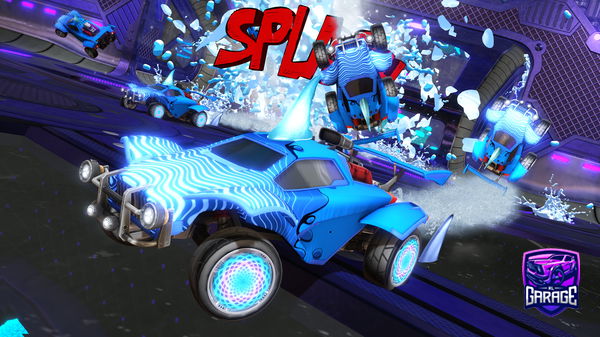 A Rocket League car design from Jugra