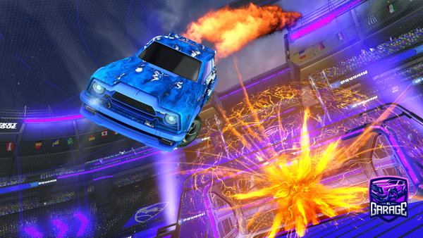 A Rocket League car design from InvolvedRain4780