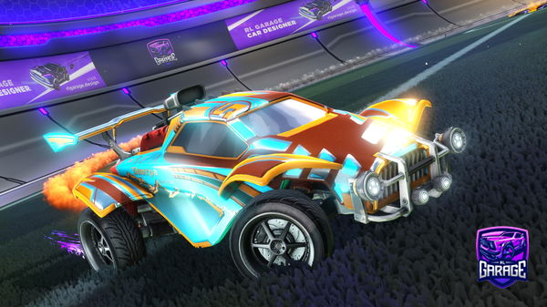 A Rocket League car design from Ludde1209