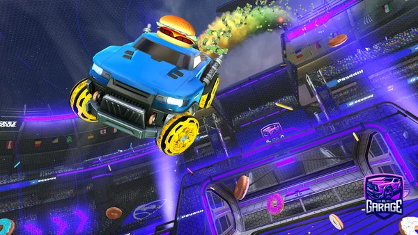 A Rocket League car design from boneszones