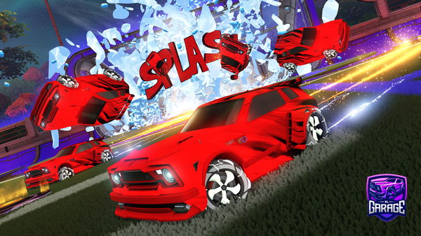 A Rocket League car design from FIREfennec