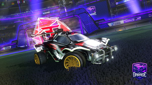 A Rocket League car design from Temptx