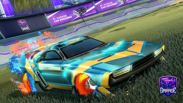 A Rocket League car design from Moonlight1015512