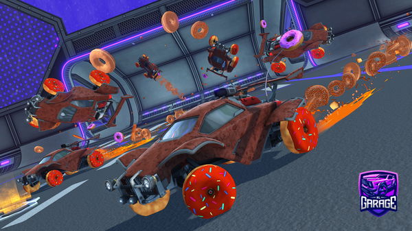 A Rocket League car design from -Mouni-