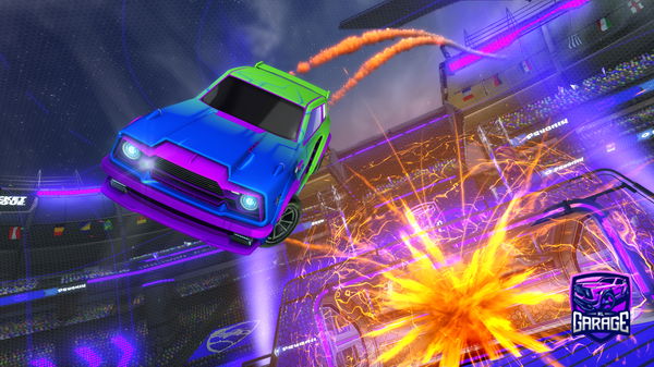 A Rocket League car design from CRinKC