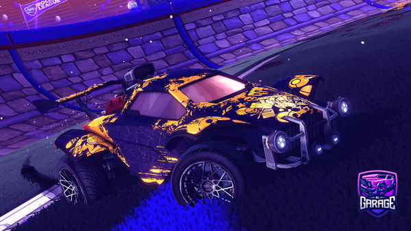 A Rocket League car design from bendyrhino