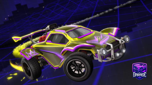 A Rocket League car design from burntBacon