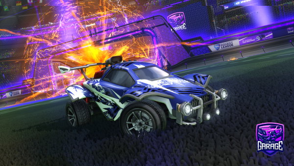 A Rocket League car design from she_luh