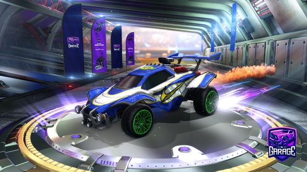 A Rocket League car design from vanno