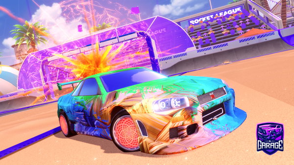 A Rocket League car design from Its_snowy