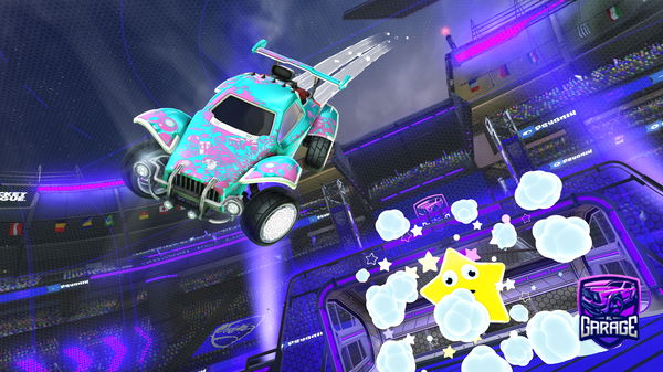 A Rocket League car design from trashcam