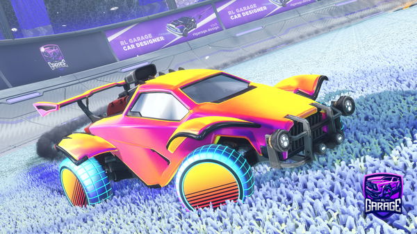 A Rocket League car design from supervic005