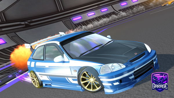 A Rocket League car design from X3VL4R