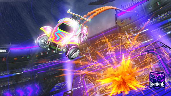 A Rocket League car design from Lightninstriker_