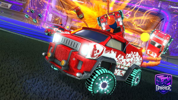 A Rocket League car design from RedvinesAreGood
