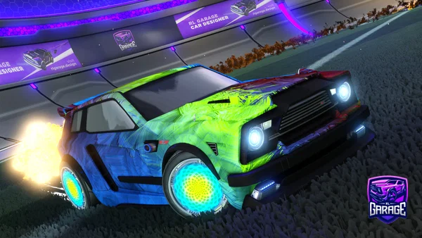 A Rocket League car design from PETR0