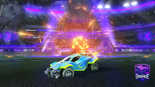 A Rocket League car design from daniracer23