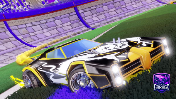 A Rocket League car design from raparber