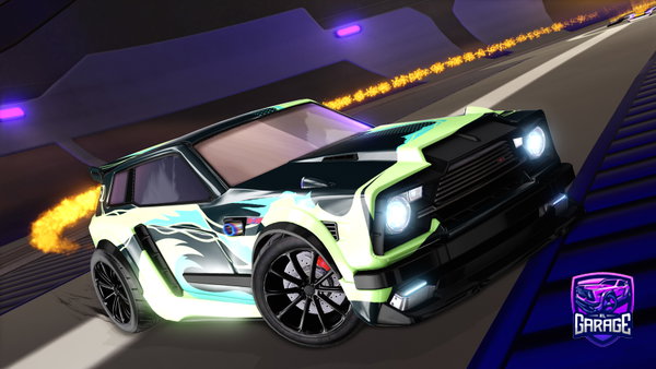 A Rocket League car design from ReZyX