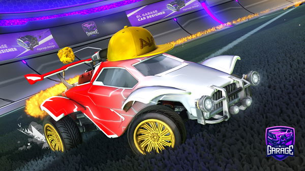 A Rocket League car design from GasM0nkey76
