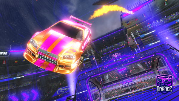 A Rocket League car design from SUPERS0NIC