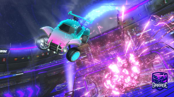 A Rocket League car design from LUKAMAKESTRADES