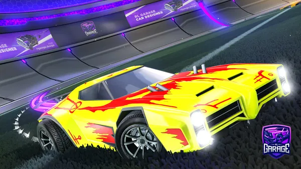 A Rocket League car design from happtsu