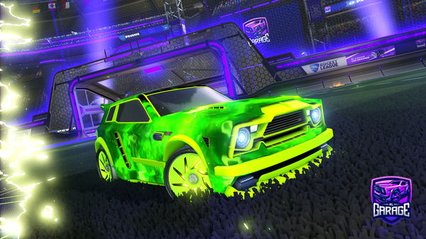 A Rocket League car design from Ibtesam