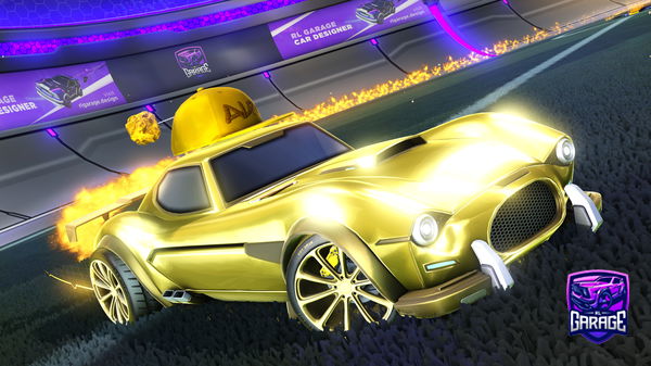 A Rocket League car design from slendermoss