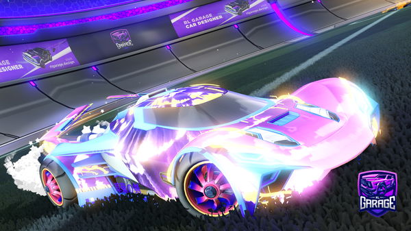 A Rocket League car design from Synxty