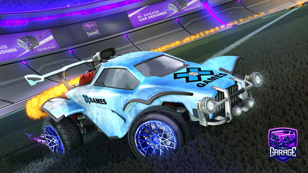 A Rocket League car design from Tifne